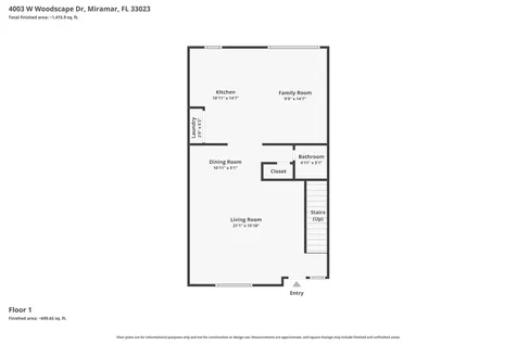 4003 W Woodscape Drive Miramar FL 33023