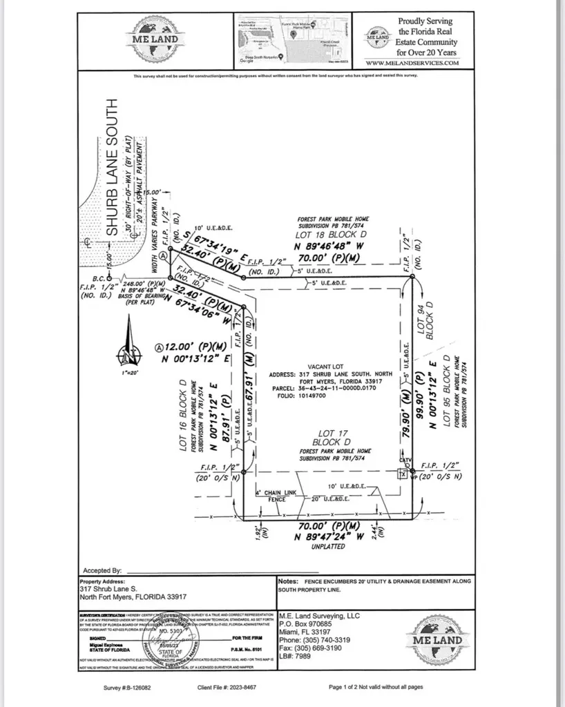 317 S Shrub Lane Lane S North Fort Myers FL 33917