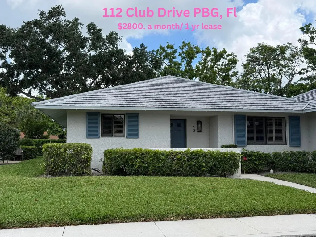 112 Club Drive Palm Beach Gardens FL 33418