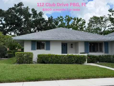112 Club Drive Palm Beach Gardens FL 33418