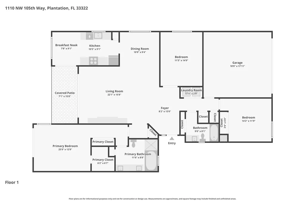 1110 NW 105th Way Plantation FL 33322