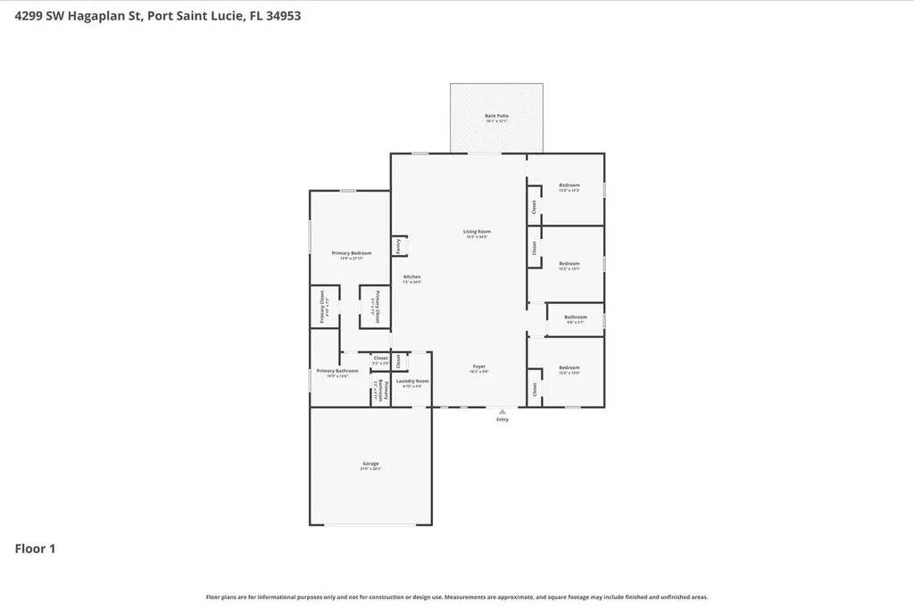 4299 SW Hagaplan Street Port St Lucie FL 34953