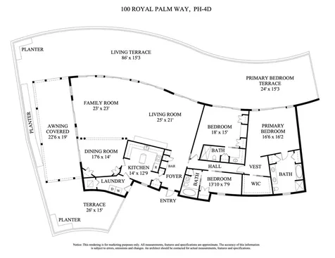 100 Royal Palm Way Palm Beach FL 33480