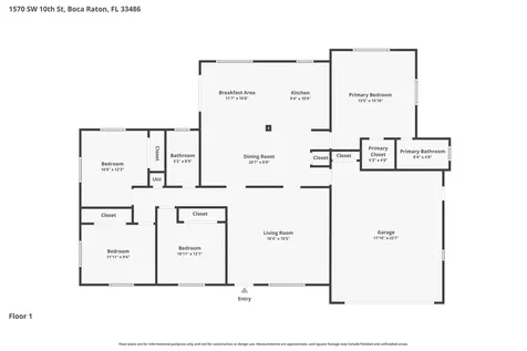 1570 SW 10th Street Boca Raton FL 33486