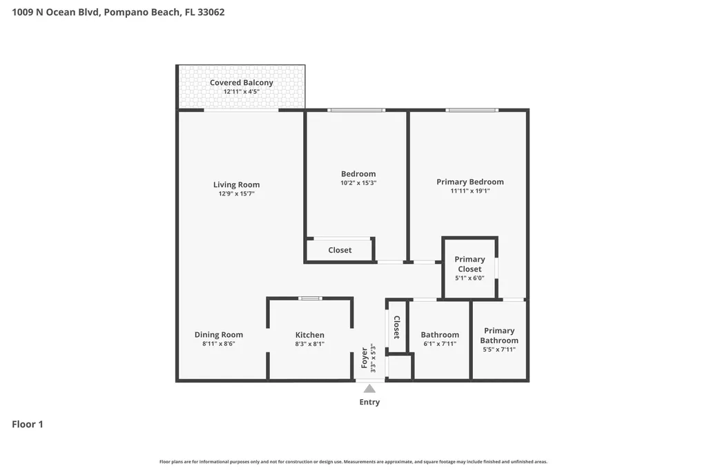 1009 N Ocean Boulevard Pompano Beach FL 33062