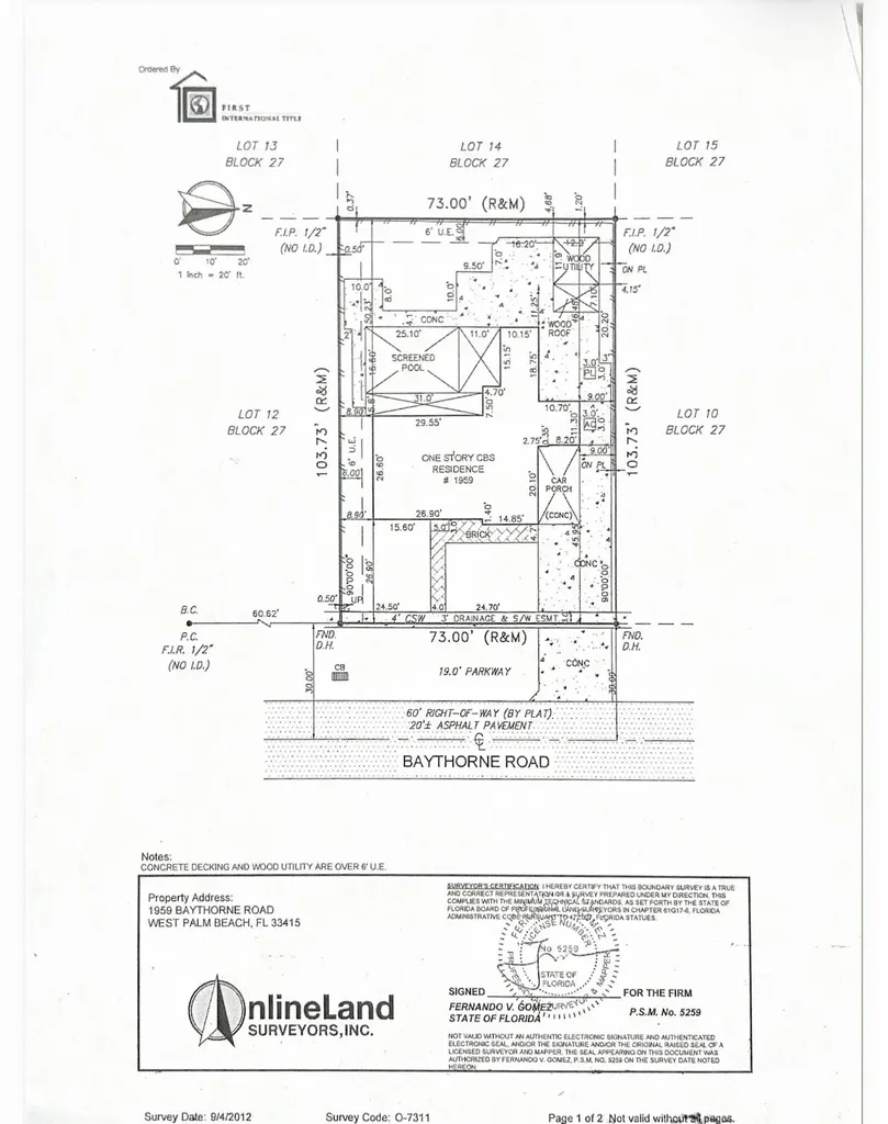 1959 Baythorne Road West Palm Beach FL 33415