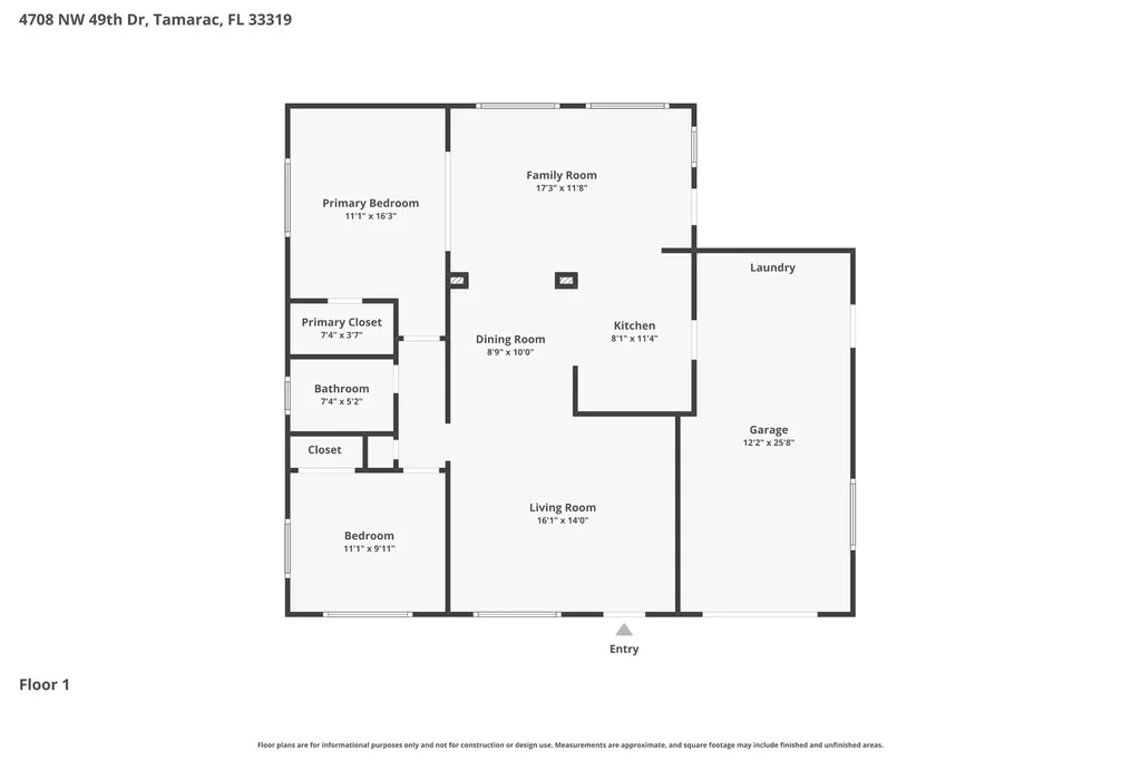4708 NW 49th Drive Tamarac FL 33319
