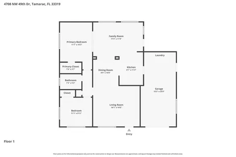 4708 NW 49th Drive Tamarac FL 33319