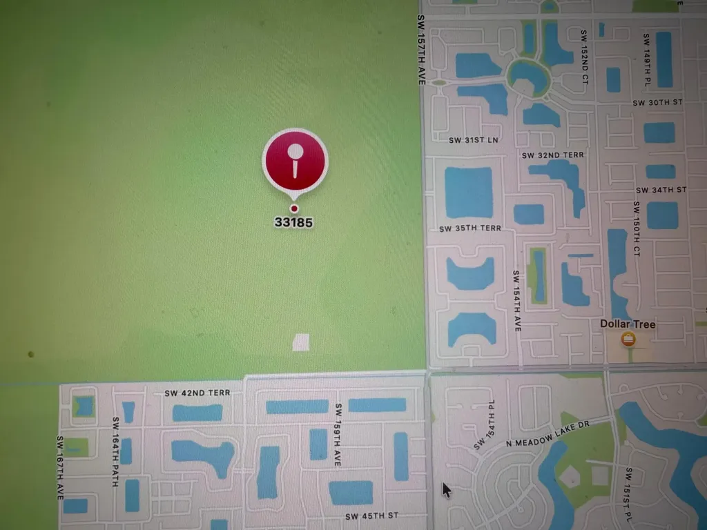 34 Street SW 160th Avenue Miami FL 33185