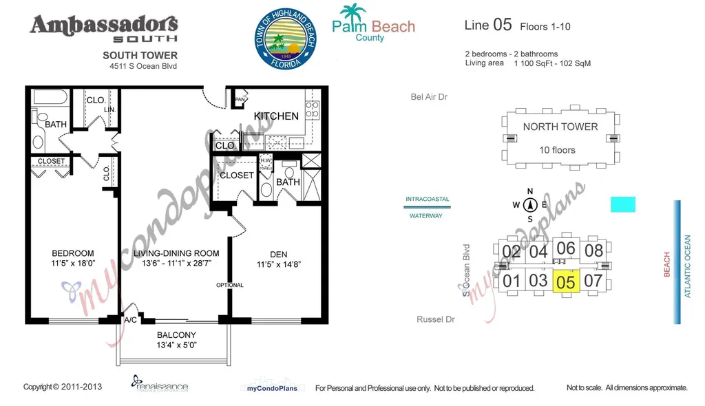 4511 S Ocean Boulevard Highland Beach FL 33487