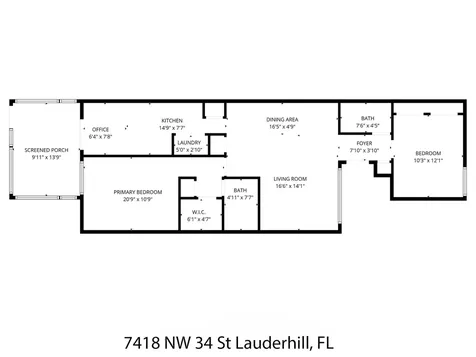 7418 NW 34th Street Lauderhill FL 33319