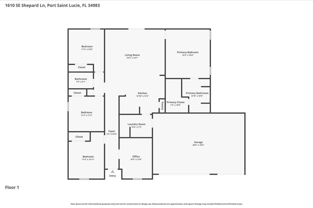1610 SE Shepard Lane Port St Lucie FL 34983