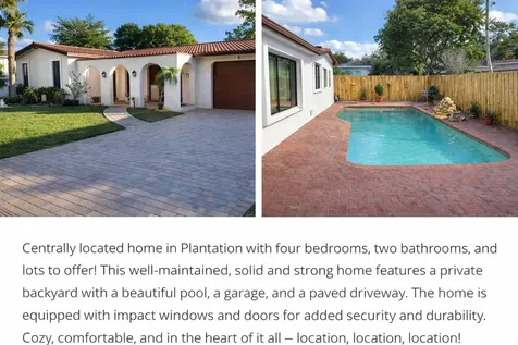 10478 NW 4th Street Plantation FL 33324