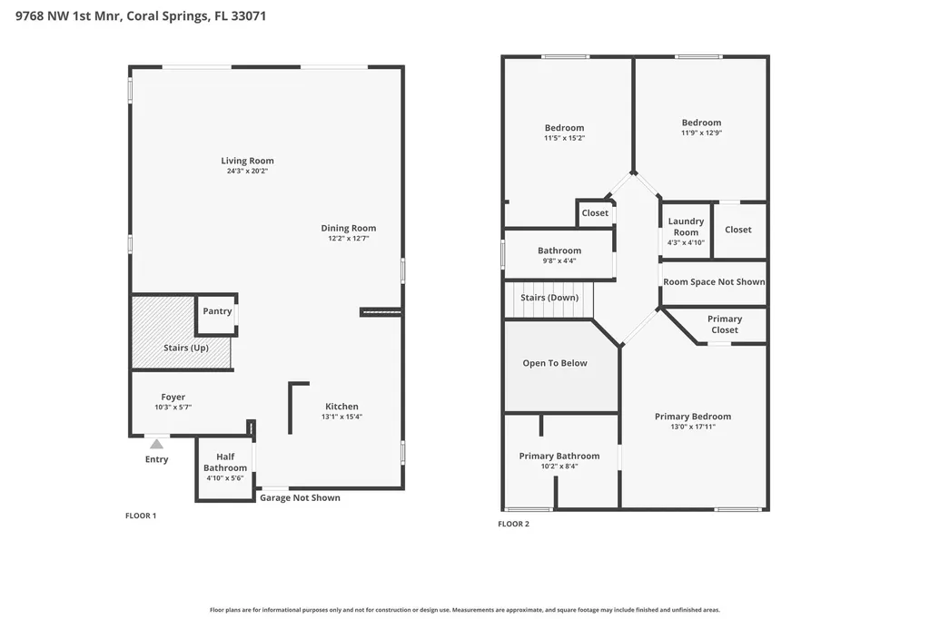 9768 NW 1st Manor Coral Springs FL 33071