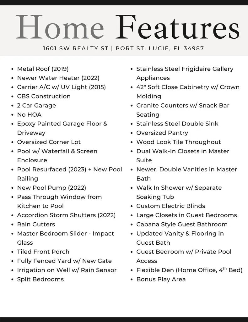 1601 SW Realty Street Port St Lucie FL 34987