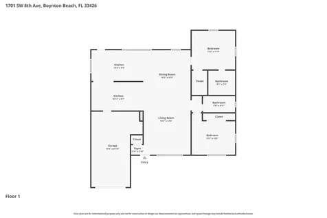 1701 SW 8th Avenue Boynton Beach FL 33426