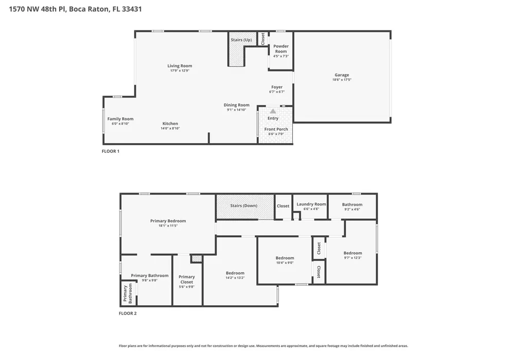 1570 NW 48th Place Boca Raton FL 33431