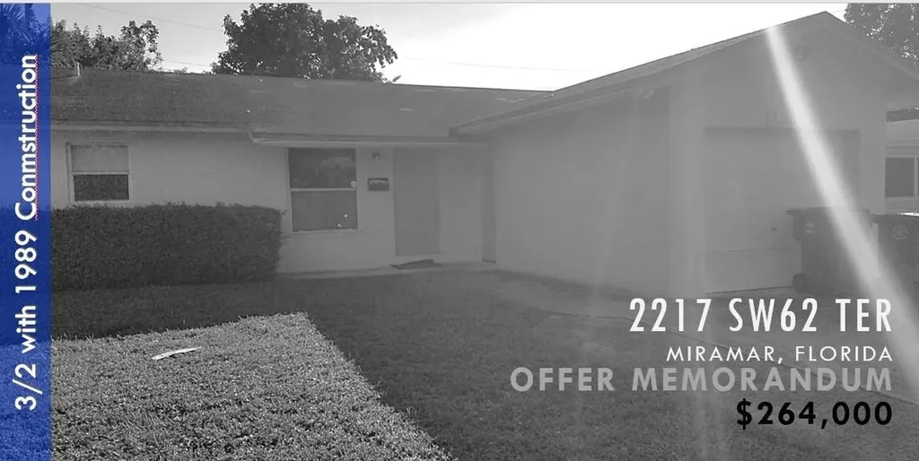2217 SW 62nd Terrace Miramar FL 33023