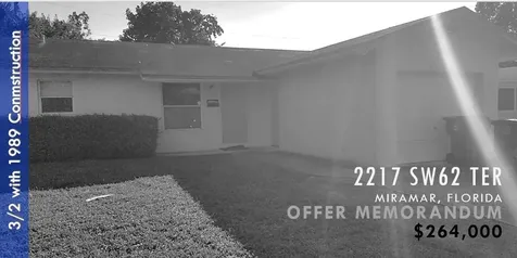 2217 SW 62nd Terrace Miramar FL 33023