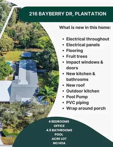 216 Bayberry Drive Plantation FL 33317