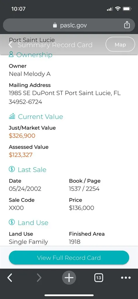 1985 SE Dupont Street Port St Lucie FL 34952