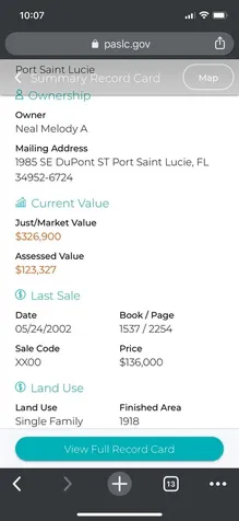 1985 SE Dupont Street Port St Lucie FL 34952