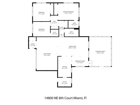 14800 NE 8th Court Miami FL 33161