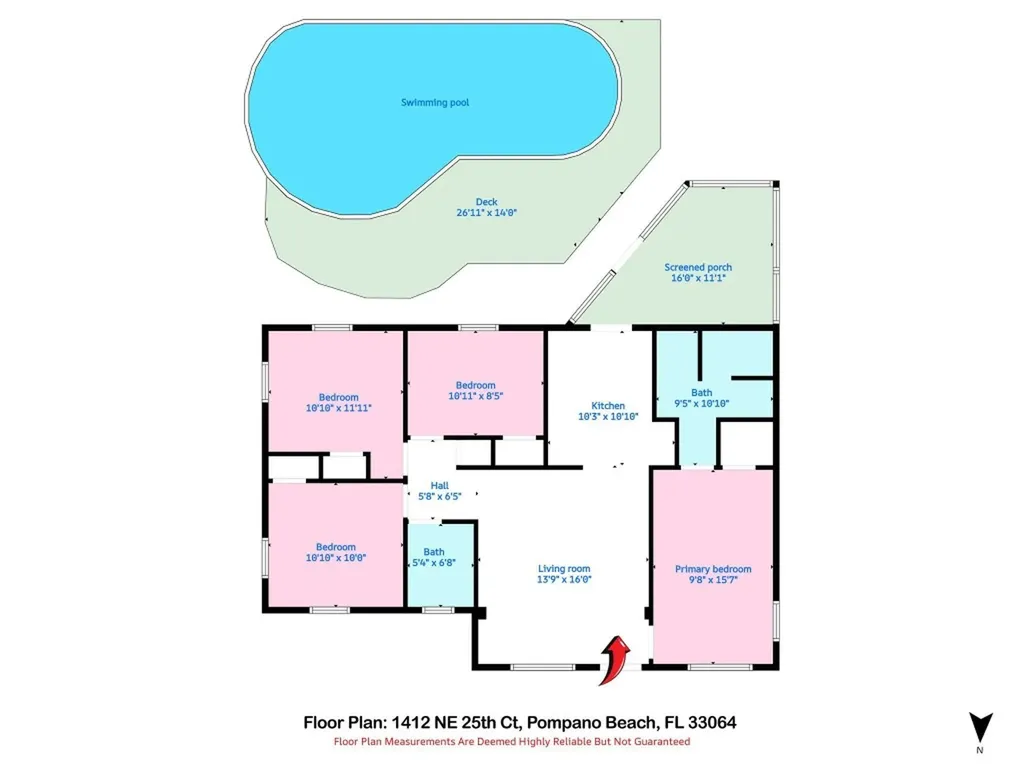 1412 NE 25th Court Pompano Beach FL 33064