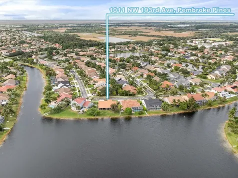 1011 NW 193rd Avenue Pembroke Pines FL 33029