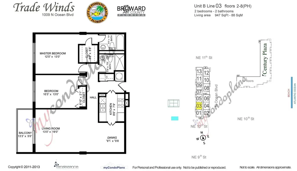1009 N Ocean Boulevard Pompano Beach FL 33062