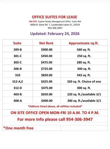4000 N State Road 7 Lauderdale Lakes FL 33319