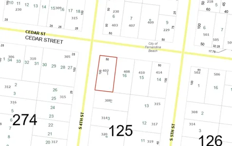402 Cedar Street Fernandina Beach FL 32034