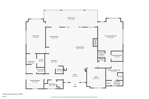 4333 Seminole Street Starke FL 32091