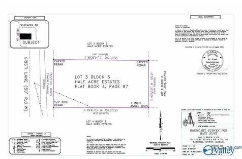 Lot 3 Kristi Lane Grant AL 35747