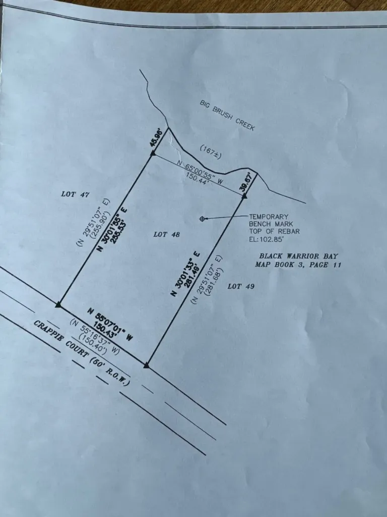 Lot 48 Black Warrior Bay Sawyerville AL 36776