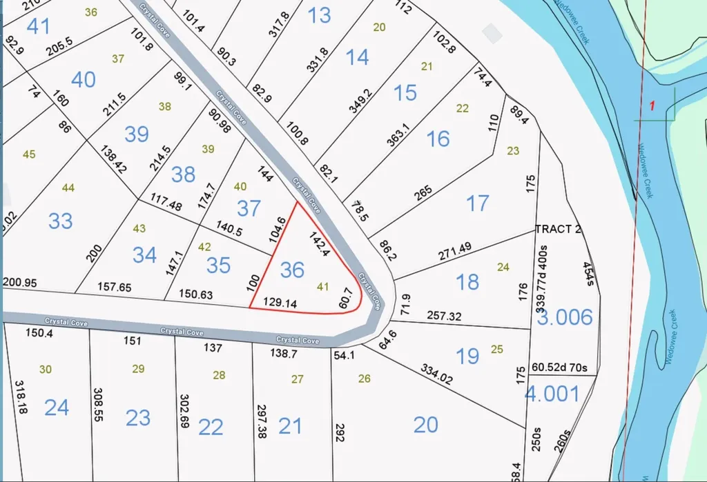 Lot 41 Crystal Cove Wedowee AL 36278