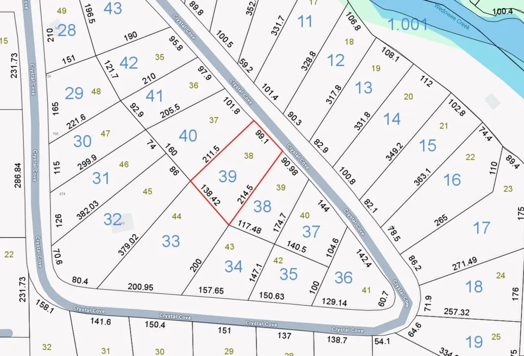 Lot 38 Crystal Cove Wedowee AL 36278