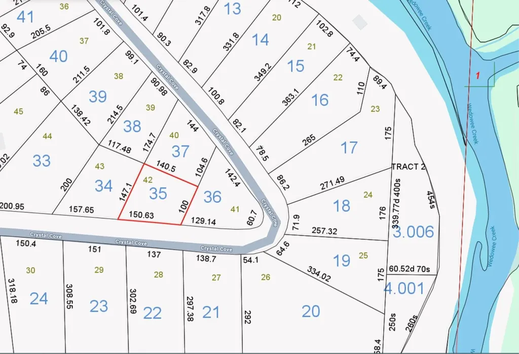 Lot 42 Crystal Cove Wedowee AL 36278