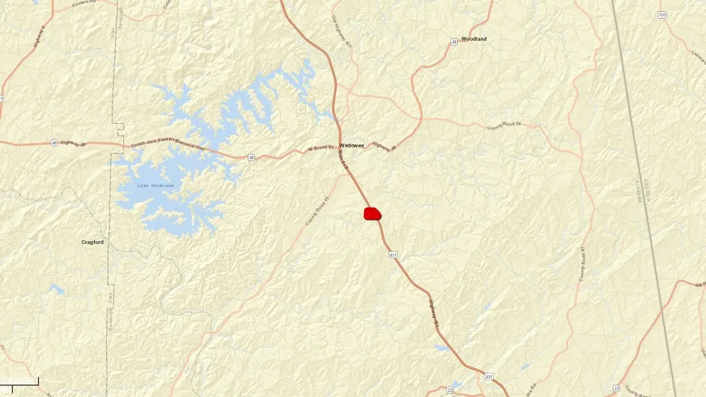 0 Highway 431 Tract 1a Wedowee AL 36278