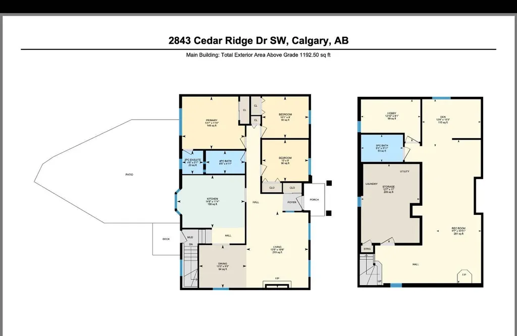 2843 Cedar Ridge Drive SW Calgary AB T2W 2B2