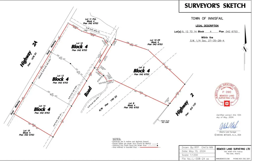 5125 40 Avenue Innisfail AB T4G 1Z1
