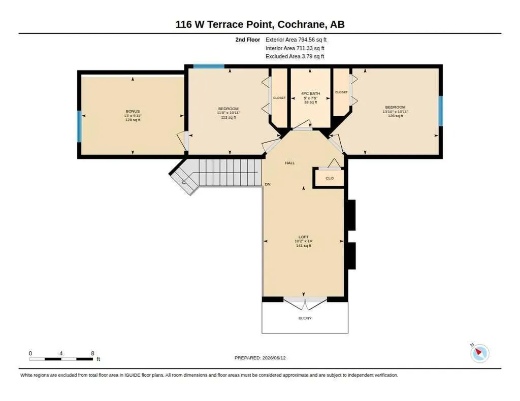 116 West Terrace Point Cochrane AB T4C 1R6