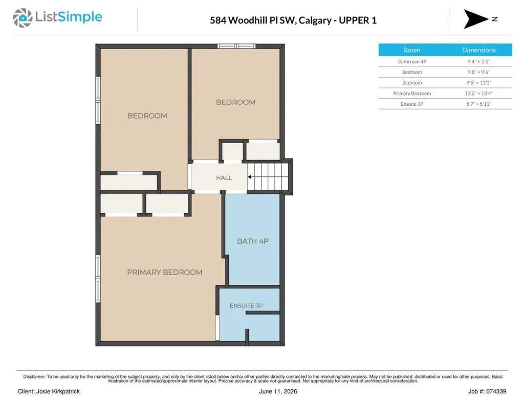 584 Woodhill Place SW Calgary AB T2W 3L5