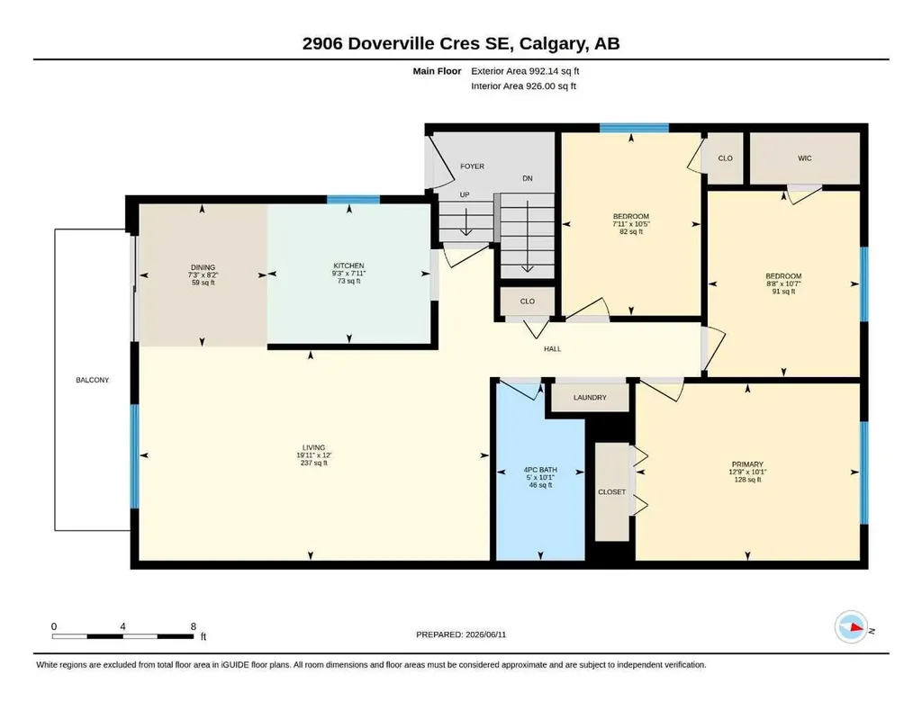 2906 Doverville Crescent SE Calgary AB T2B 1T0