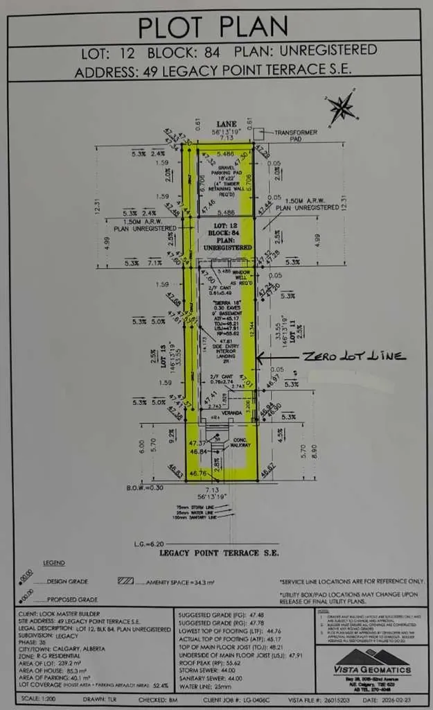 49 Legacy Point Terrace SE Calgary AB T2X 6R9