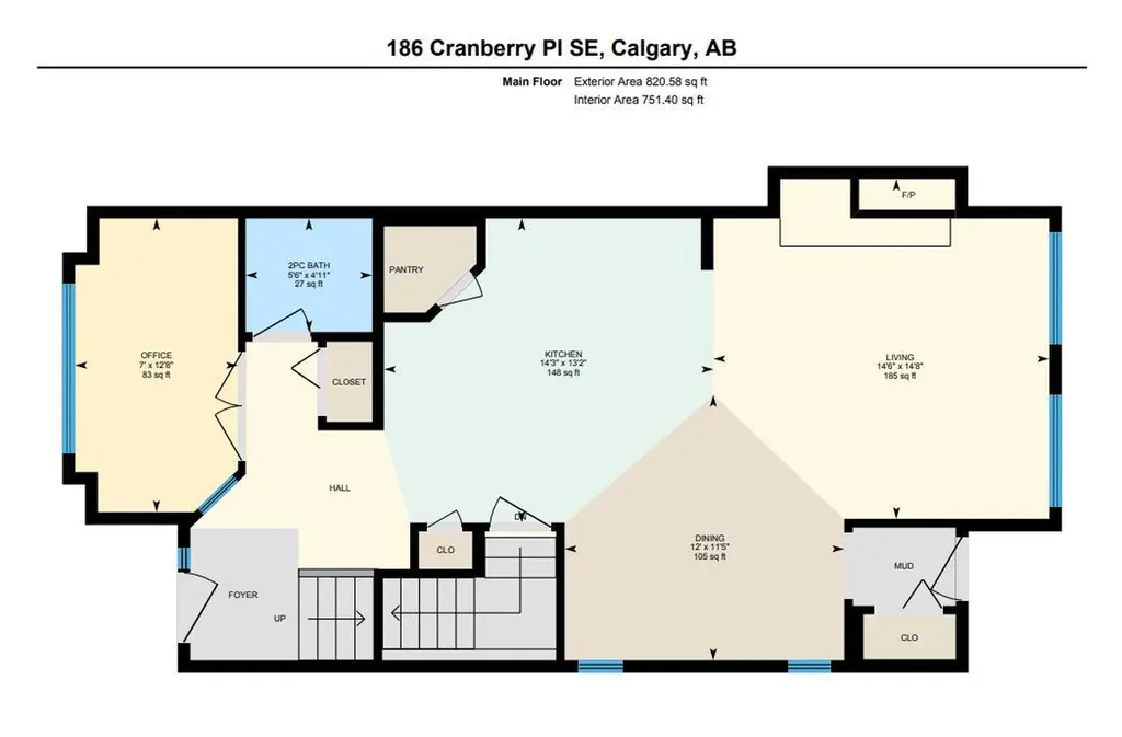 186 Cranberry Place SE Calgary AB T3M 0G8