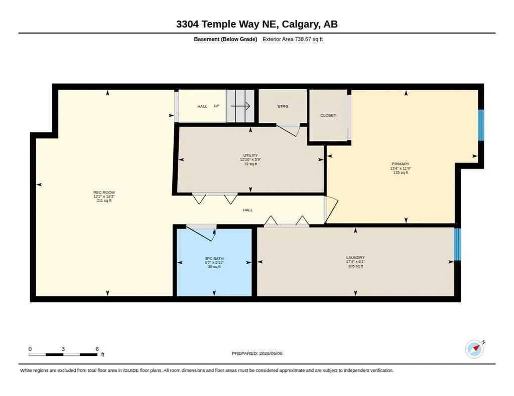 3304 Temple Way NE Calgary AB T1Y 3V6