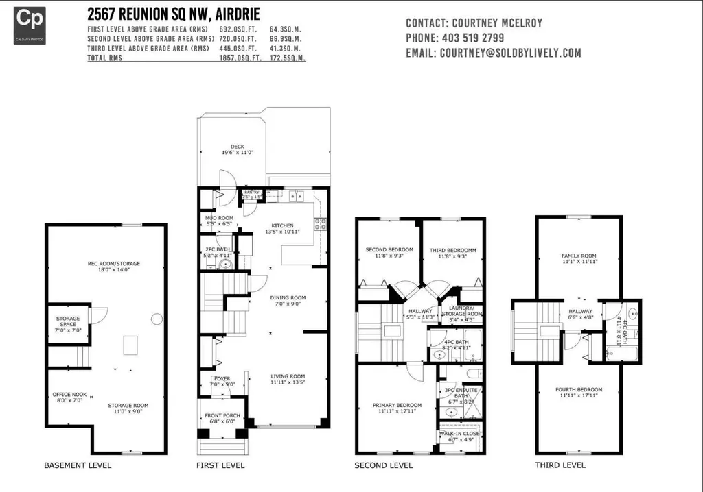 2567 Reunion Square NW Airdrie AB T4B 0M4