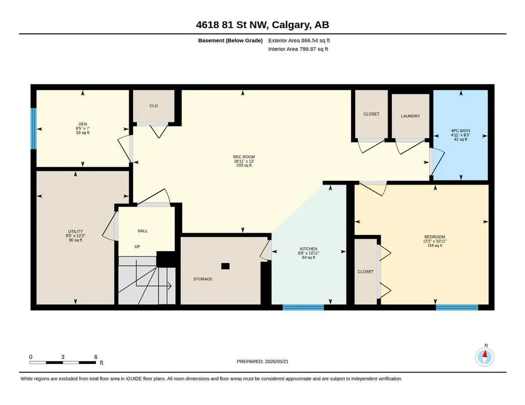 4618 81 Street NW Calgary AB T3B 2P6