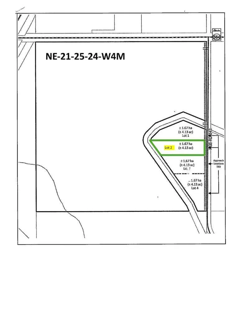 Lot 2 Range Road 243 & Highway 564 Rural Wheatland County AB T1P 0L1